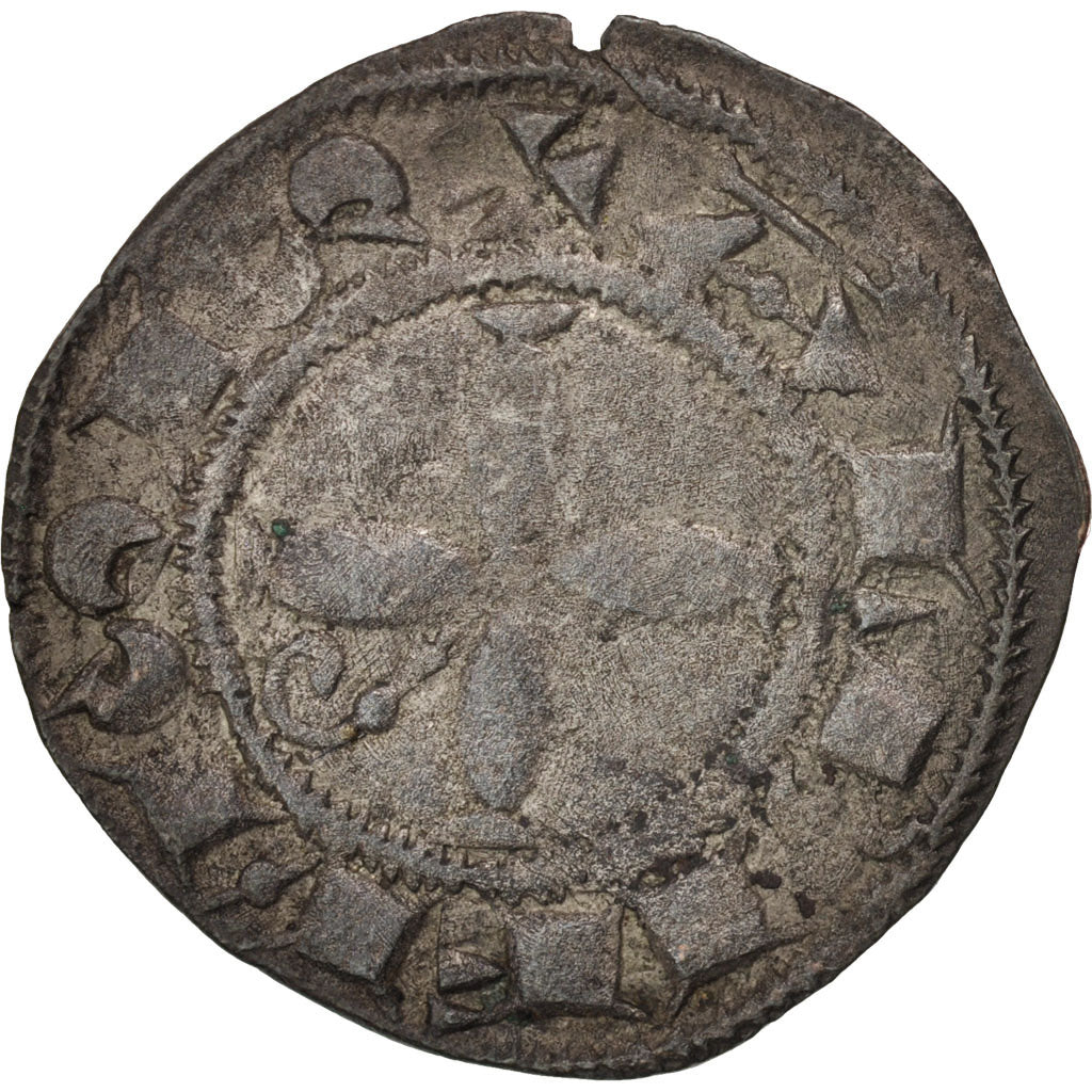 Languedoc, Vicomté d'Albi, Raymond VII & l'évêque Durand, Denier, TTB+, Argent
