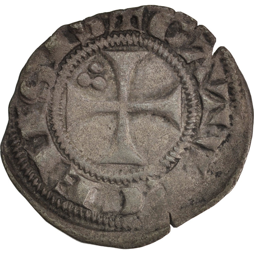 Coin, France, Languedoc, Obol, AU(50-53), Silver, Boudeau:780