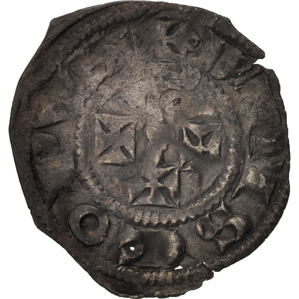 Coin, France, Languedoc, Obol, EF(40-45), Silver, Boudeau:780