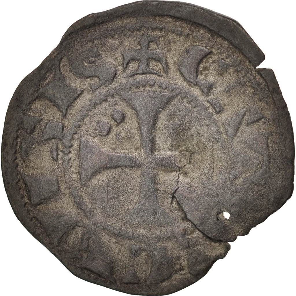 Munten, Frankrijk, Languedoc, Obol, ZF, Zilver, Boudeau:780