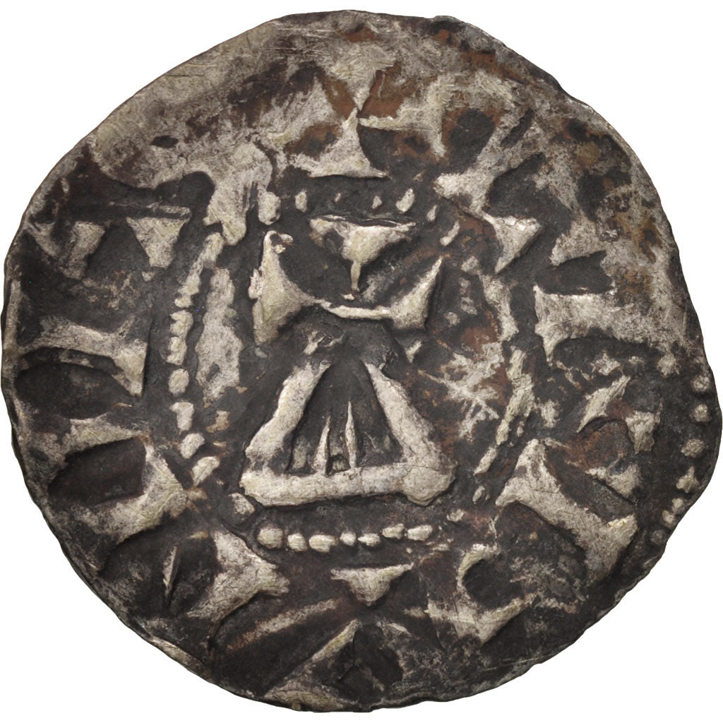 Monnaie, France, Denier, Lyon, TTB, Argent, Boudeau:1126