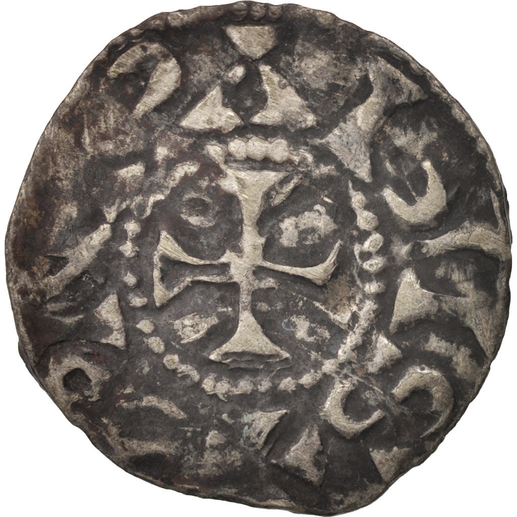 Monnaie, France, Denier, Lyon, TTB, Argent, Boudeau:1126