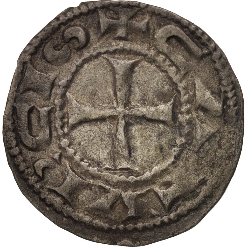 Coin, France, Languedoc, Denarius, EF(40-45), Silver, Boudeau:784