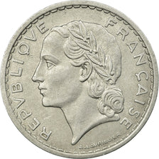 Munten, Frankrijk, Lavrillier, 5 Francs, 1952, Paris, PR, Aluminium, KM:888b.1