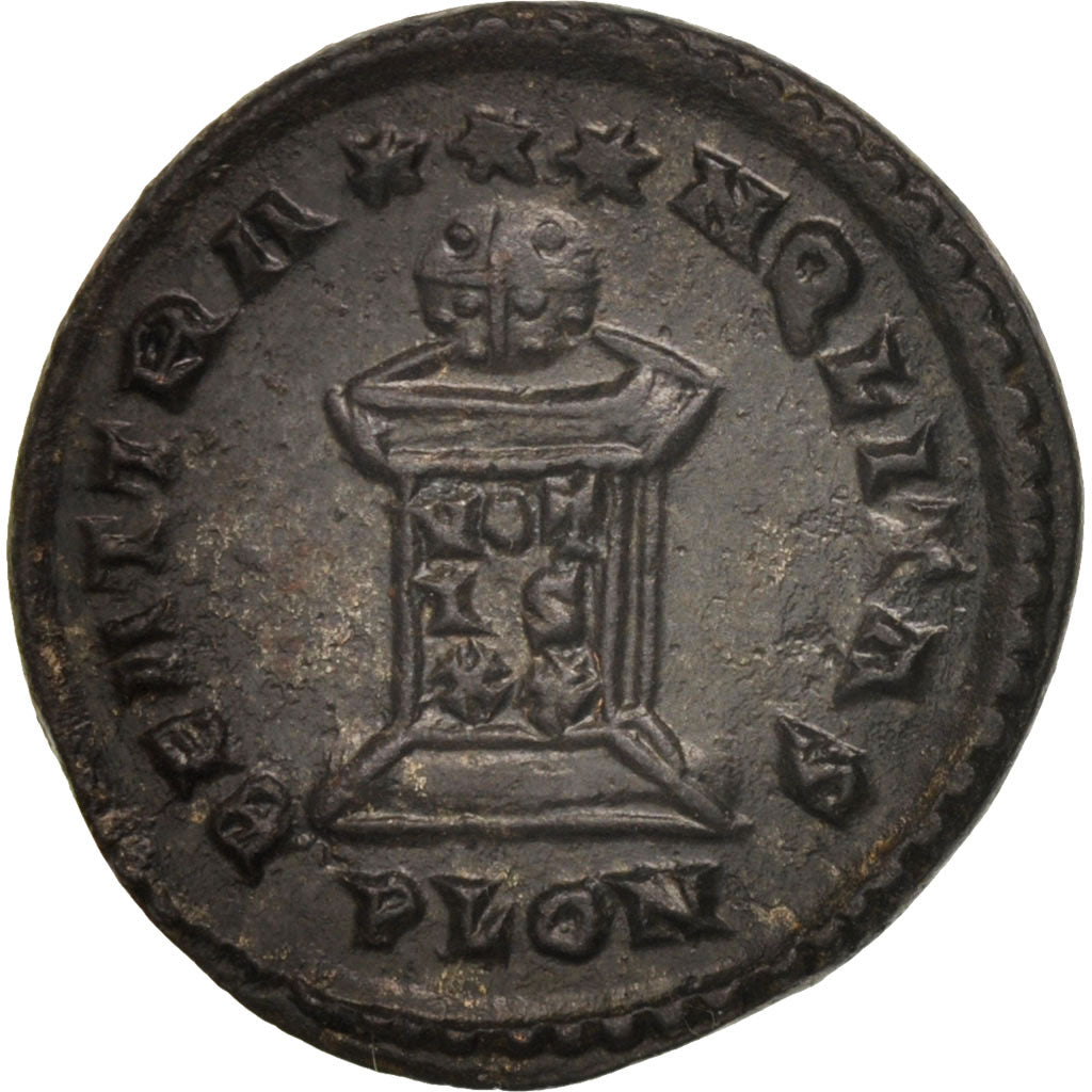 Coin, Crispus, Follis, London, MS(60-62), Bronze, RIC:275
