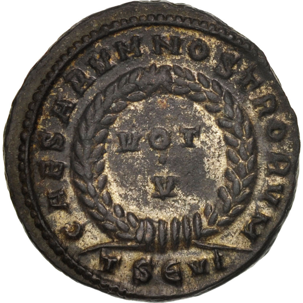 Münze, Licinius II, Follis, Thessalonica, VZ+, Bronze, RIC:119