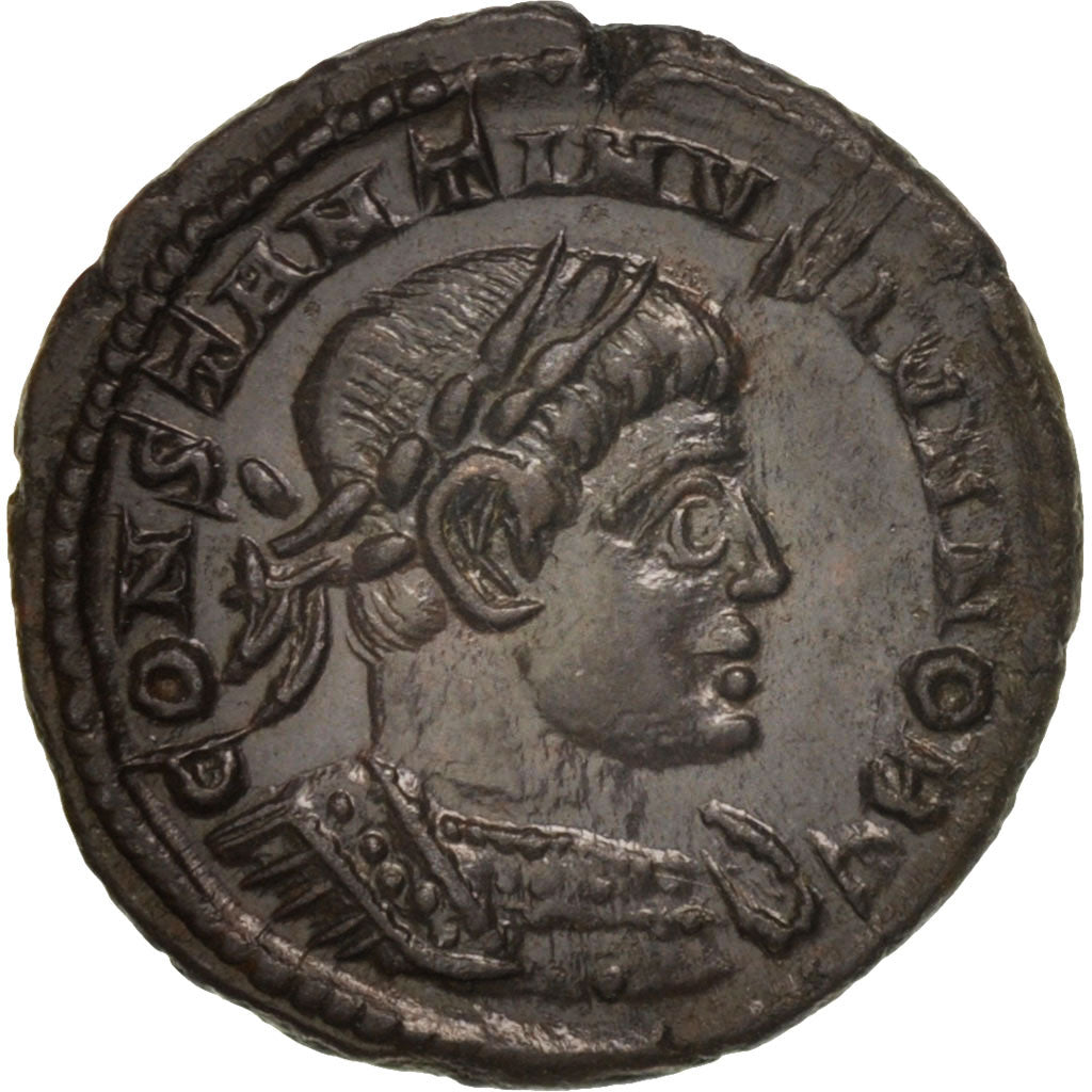 Moneda, Constantine II, Follis, Trier, SC, Bronce, RIC:520