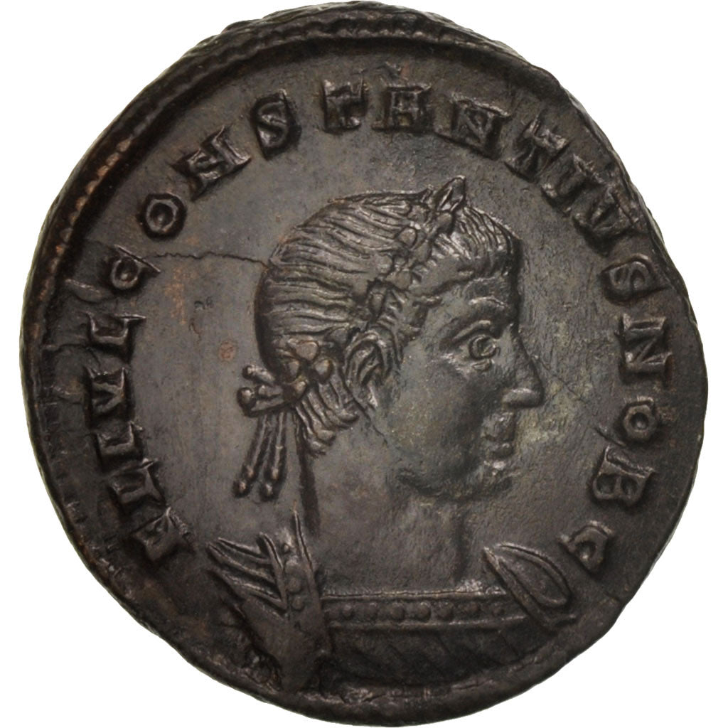 Coin, Constantius II, Follis, Arles, MS(60-62), Bronze, RIC:355