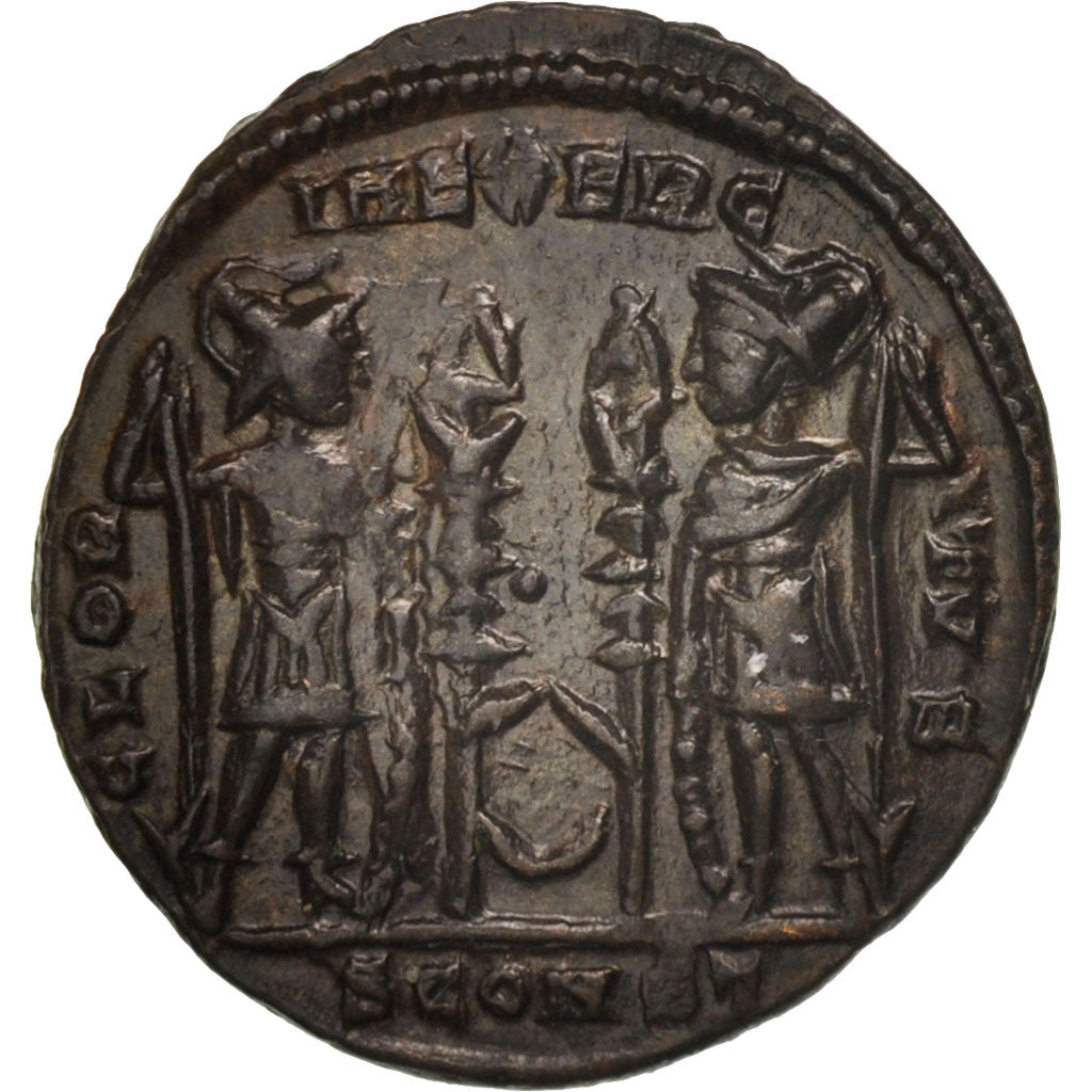 Coin, Constantius II, Follis, Arles, MS(60-62), Bronze, RIC:355