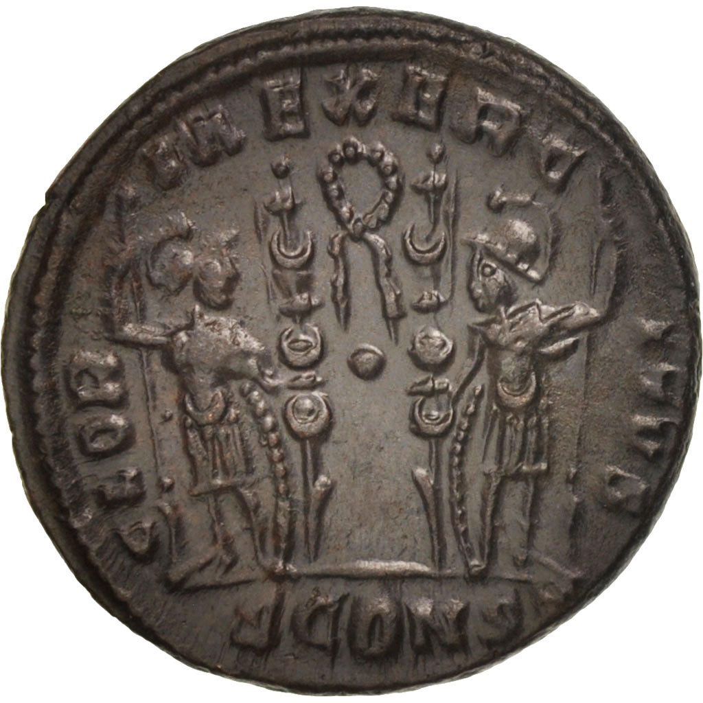 Coin, Constantius II, Follis, Arles, MS(63), Bronze, RIC:372