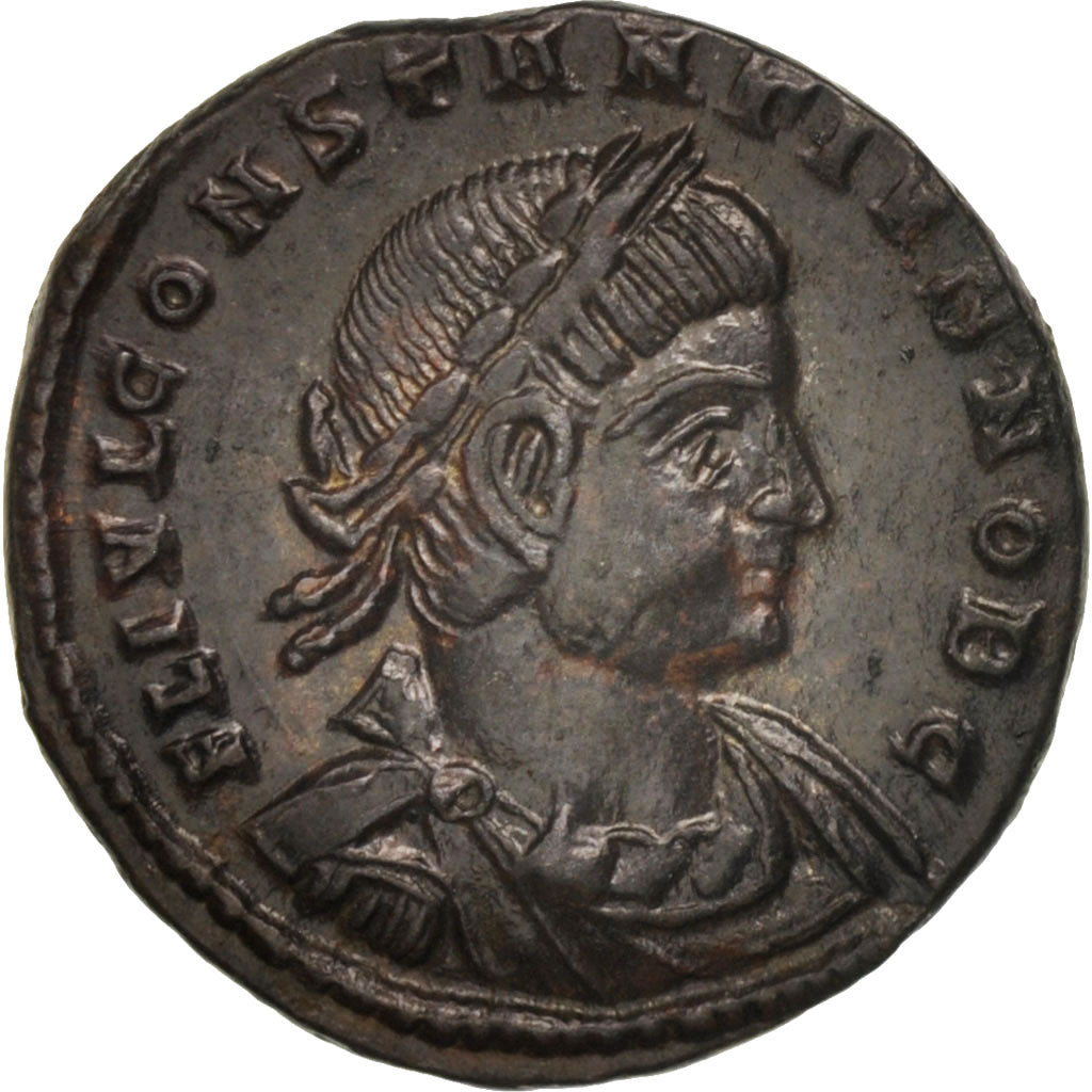 Moneda, Constantius II, Follis, Arles, EBC+, Bronce, RIC:347