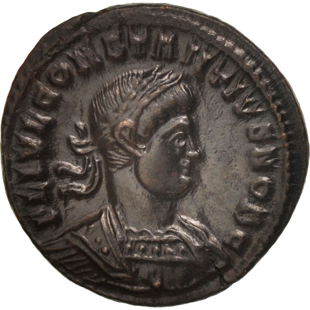 Munten, Constantius II, Follis, Lyons, UNC-, Bronze, RIC:255