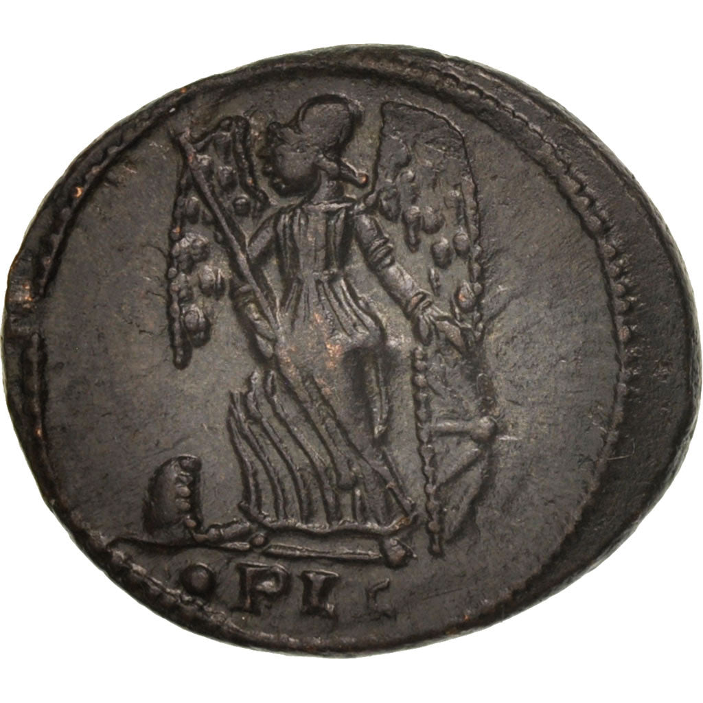 Coin, City Commemoratives, Follis, Lyons, MS(60-62), Bronze, RIC:246