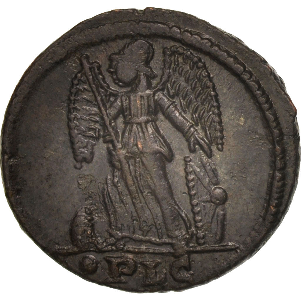 Coin, City Commemoratives, Follis, Lyons, MS(60-62), Bronze, RIC:246
