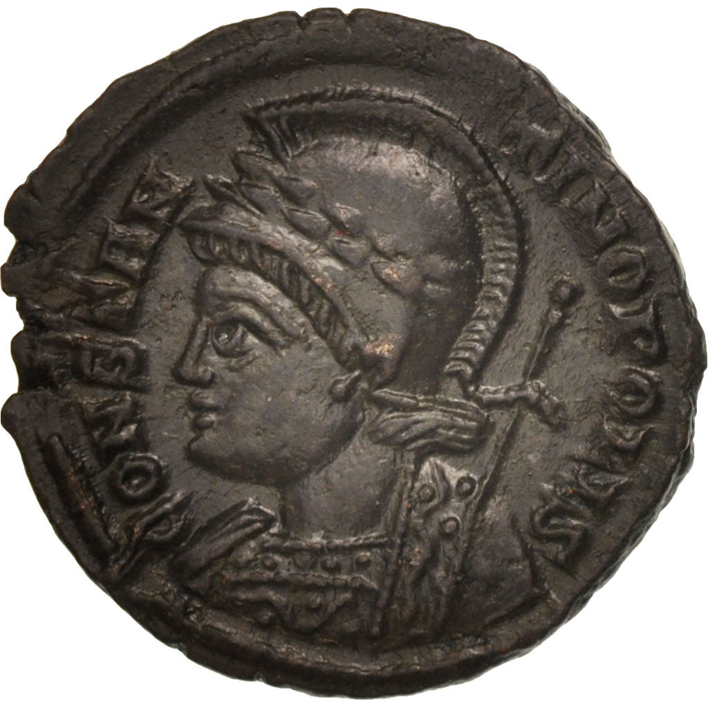 Coin, City Commemoratives, Follis, Trier, MS(63), Bronze, RIC:530