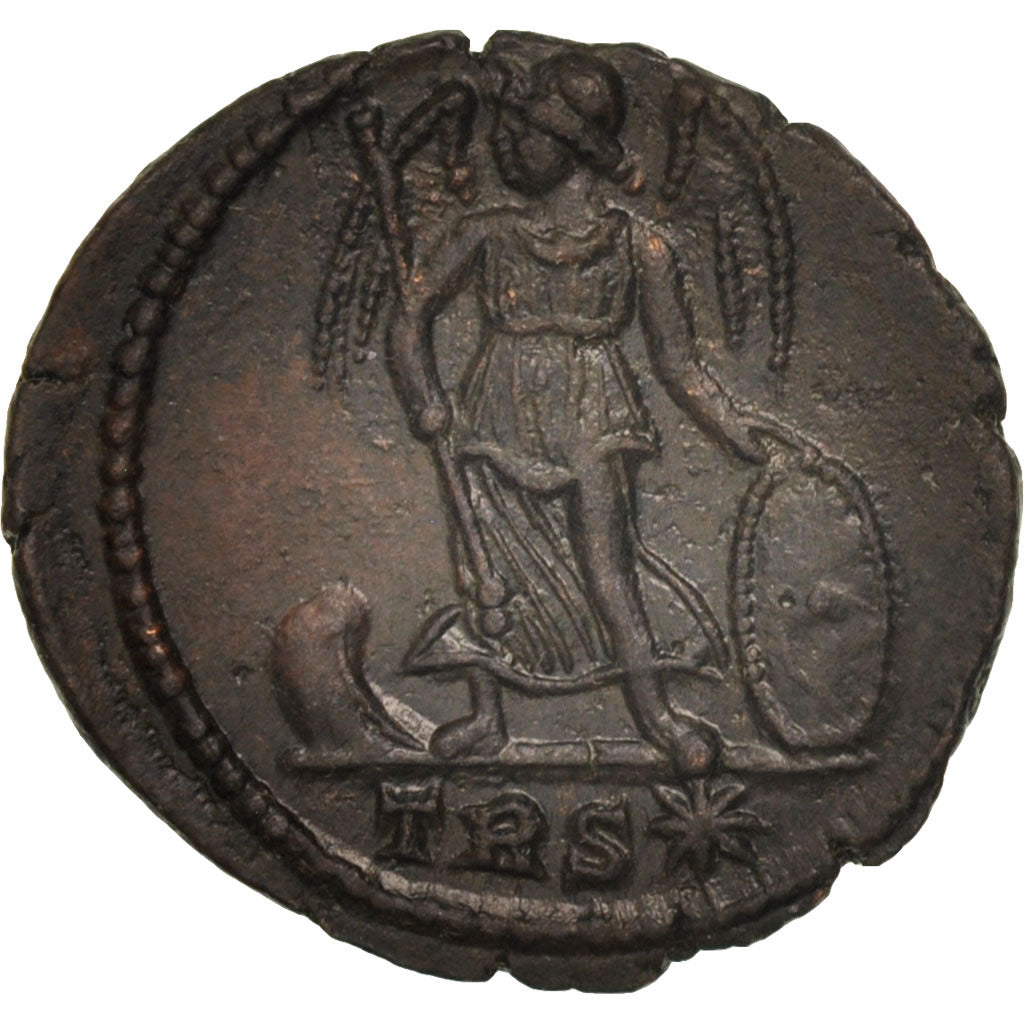 Coin, City Commemoratives, Follis, Trier, MS(63), Bronze, RIC:548