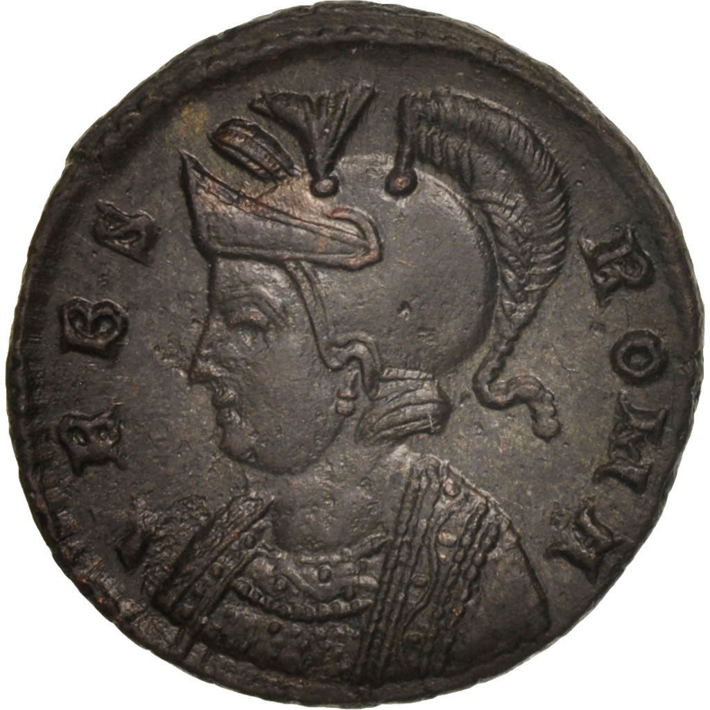 Coin, City Commemoratives, Follis, Lyons, MS(60-62), Bronze, RIC:267