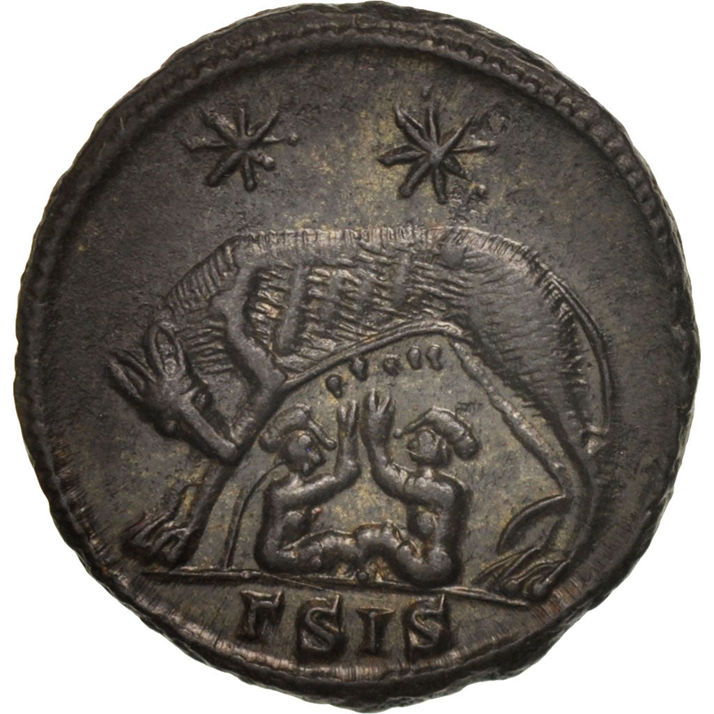 City Commemoratives, Follis, Siscia, MS(63), Bronze, RIC:222