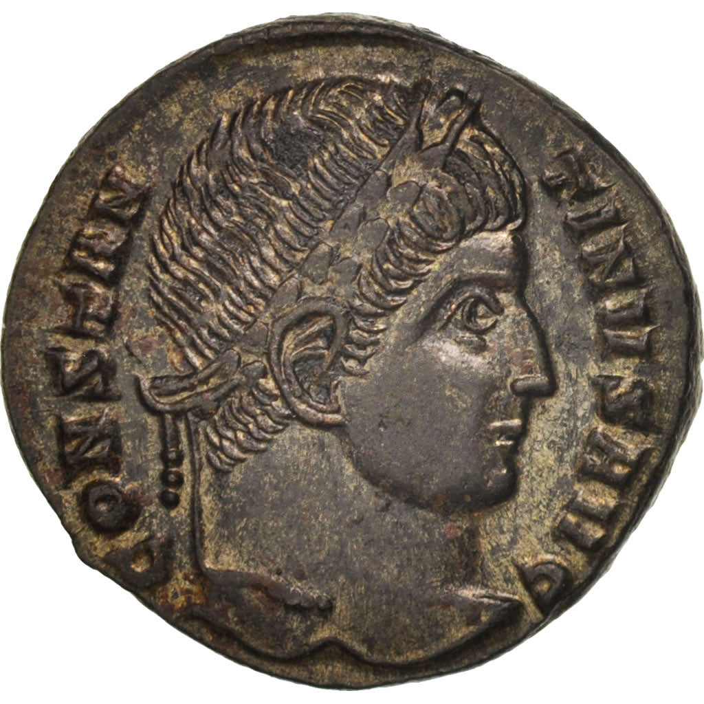 Coin, Constantine I, Follis, Ticinum, MS(64), Bronze, RIC:167