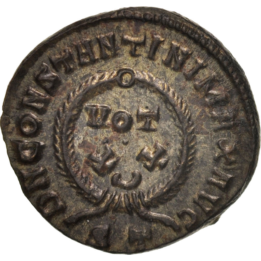 Coin, Constantine I, Follis, Ticinum, MS(64), Bronze, RIC:167