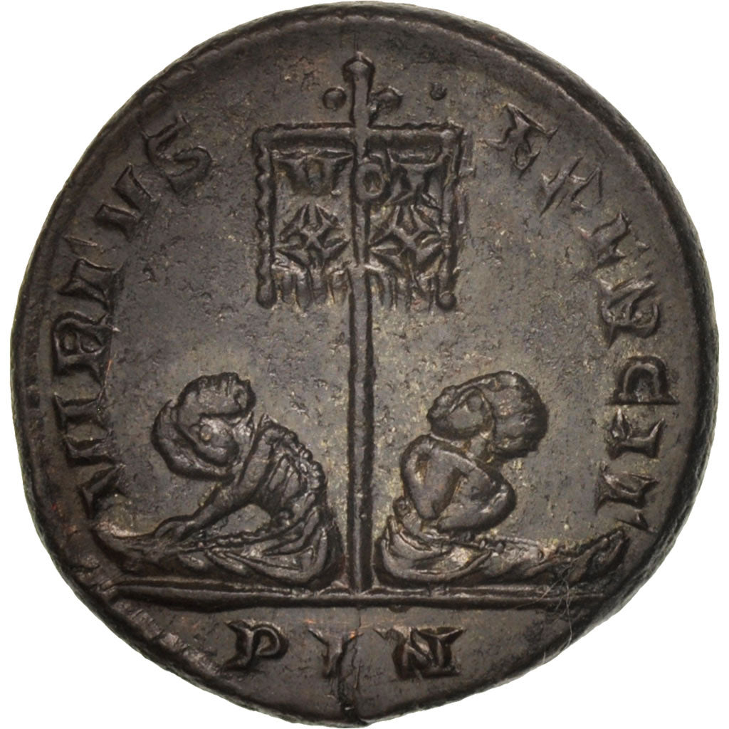 Constantine I, Follis, London, AU(55-58), Bronze, RIC:191