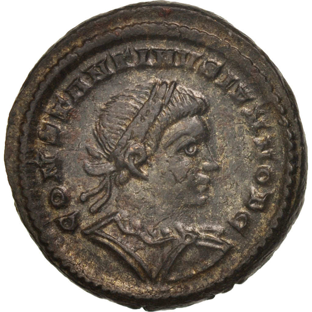 Coin, Constantine II, Follis, London, MS(60-62), Bronze, RIC:296