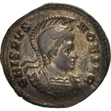 Coin, Crispus, Follis, London, MS(63), Bronze, RIC:229