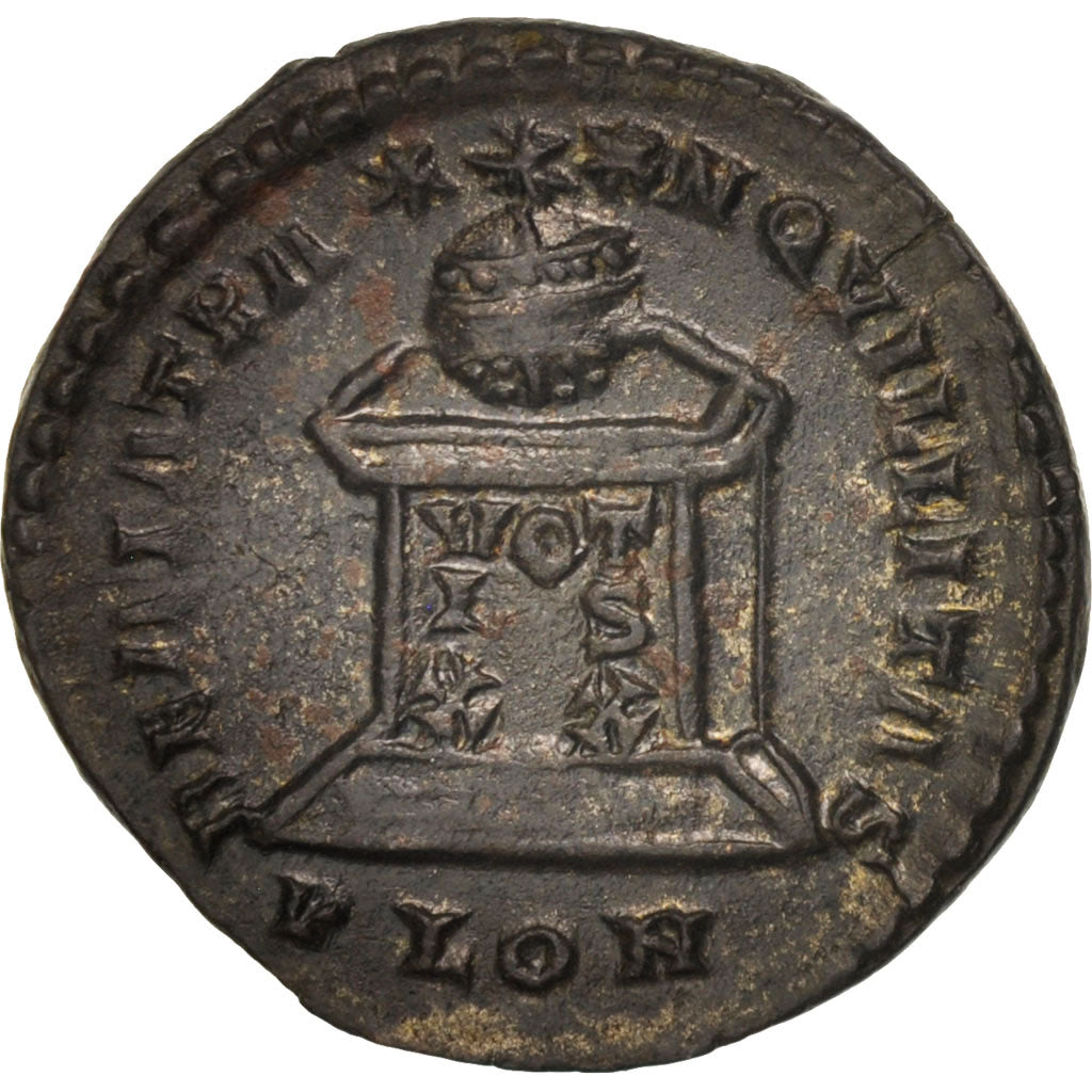 Coin, Crispus, Follis, London, MS(63), Bronze, RIC:229