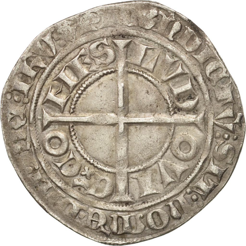 Moneta, Francja, Flanders, Louis II, Gros, EF(40-45), Srebro, Boudeau:2230