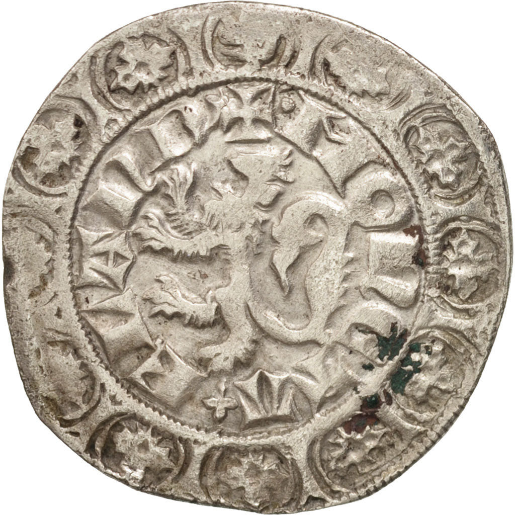 Moneta, Francja, Flanders, Louis II, Gros, EF(40-45), Srebro, Boudeau:2230