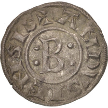 Coin, France, Languedoc, Denarius, AU(50-53), Silver, Boudeau:757