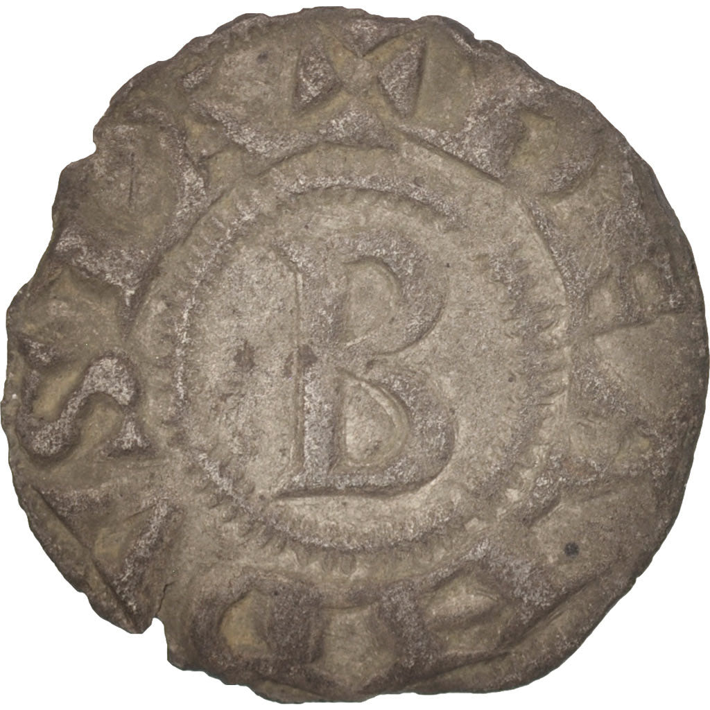 Moneda, Francia, Languedoc, Denarius, MBC, Plata, Boudeau:759