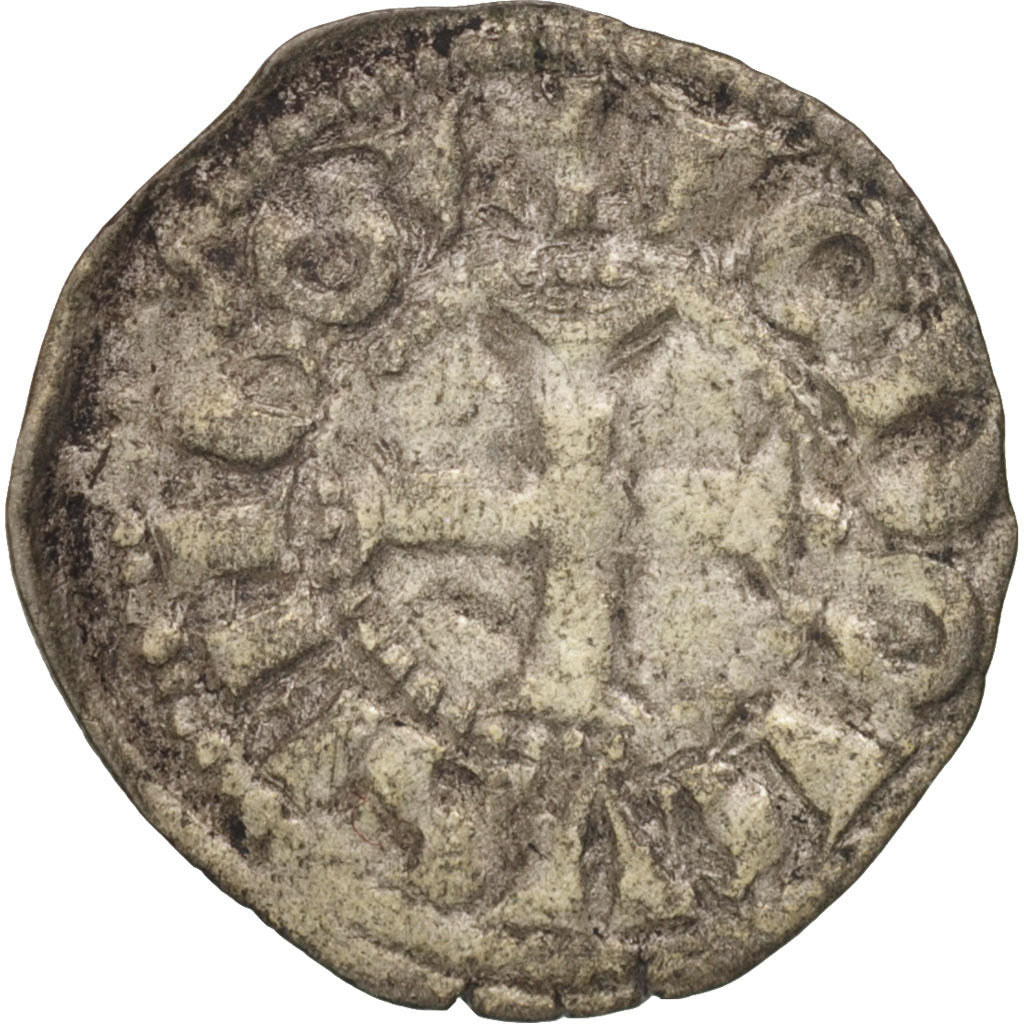 Coin, France, La Marche, Obol, EF(40-45), Silver, Boudeau:439