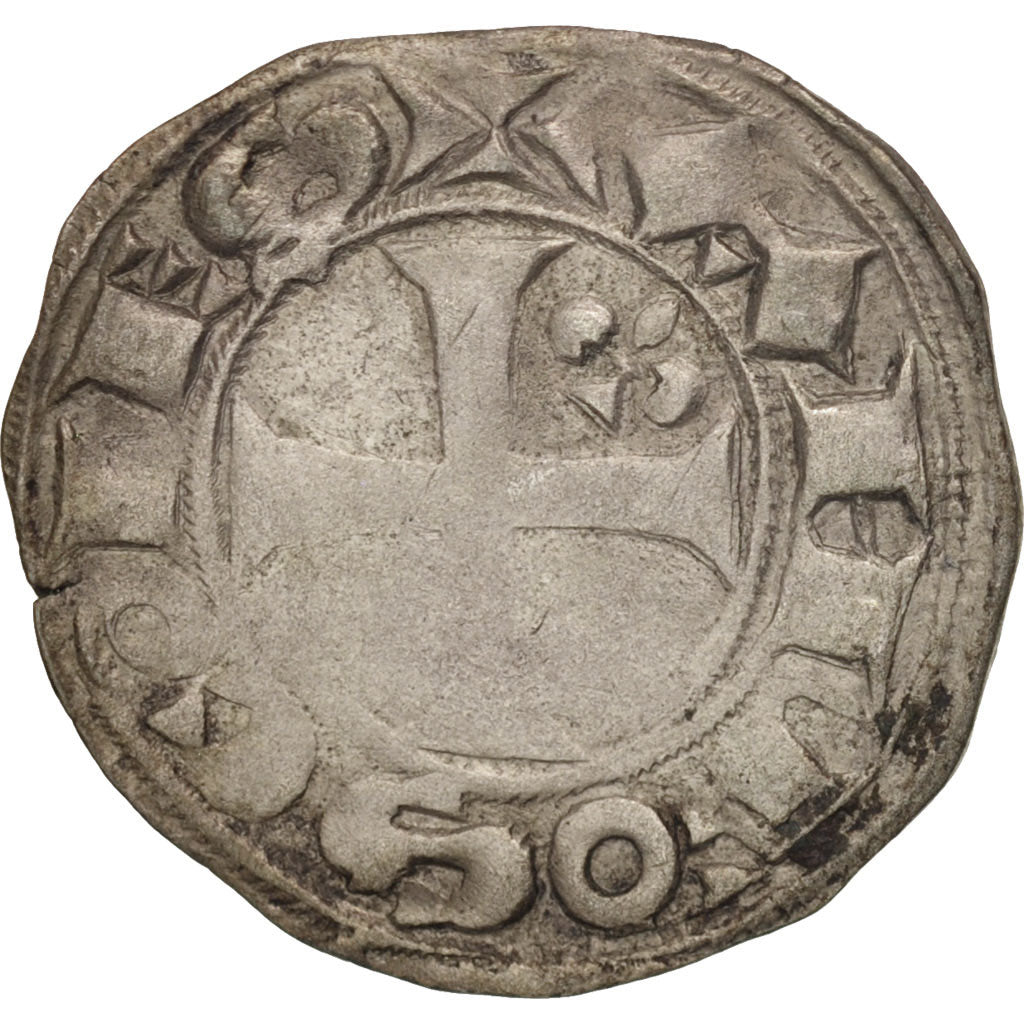 Coin, France, Languedoc, Obol, VF(30-35), Silver, Boudeau:725