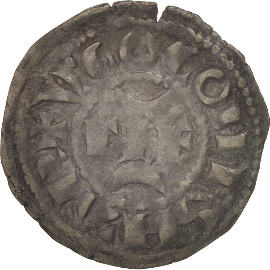 Coin, France, La Marche, Obol, VF(30-35), Silver, Boudeau:439