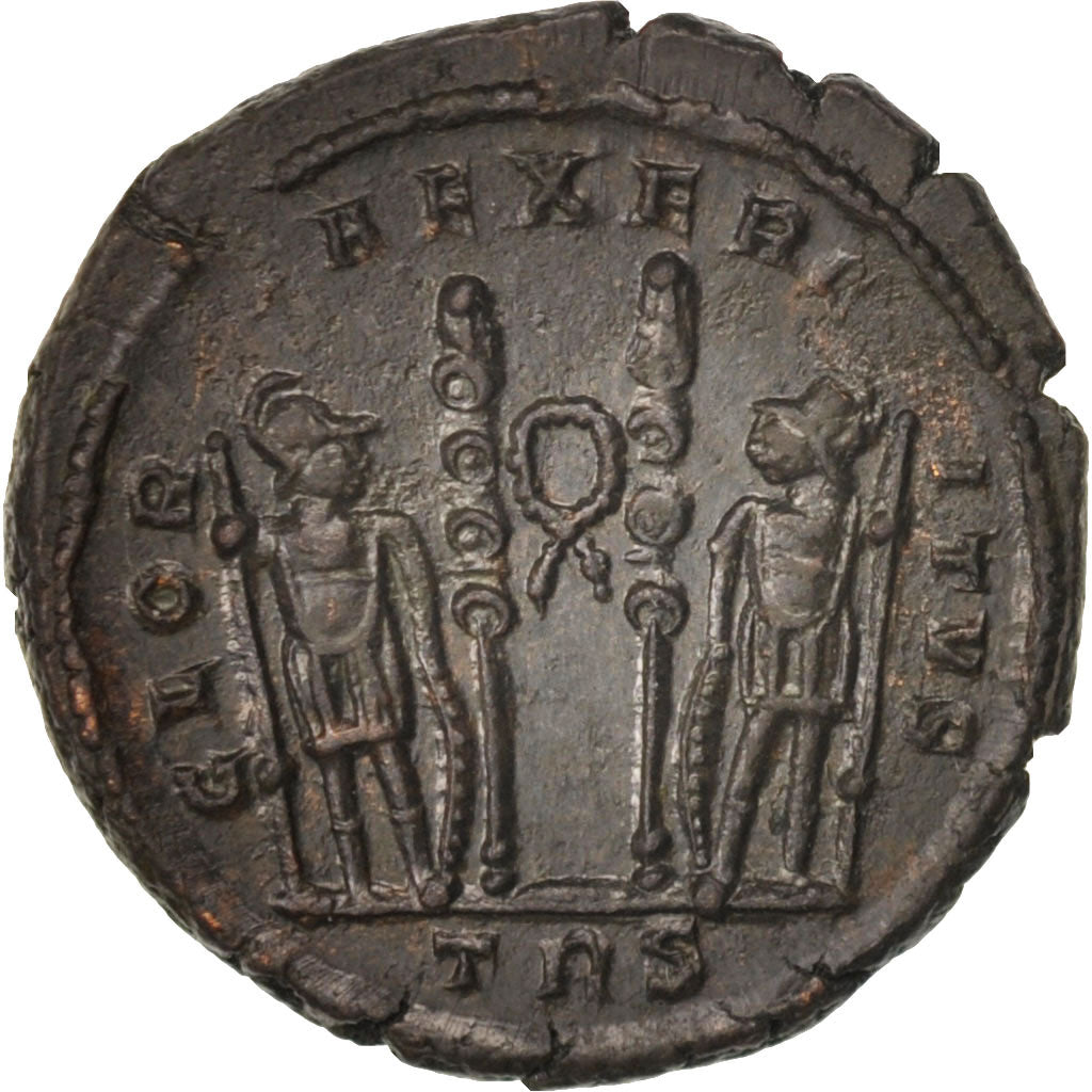 Constans, Follis, Trier, UNZ, Bronze, RIC:552