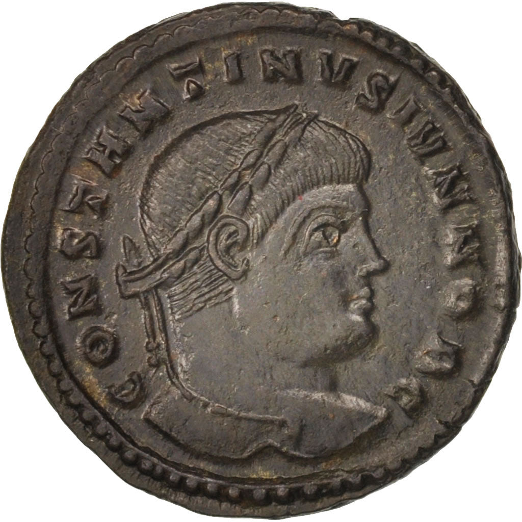 Moneda, Constantine II, Follis, Trier, EBC+, Bronce, RIC:441