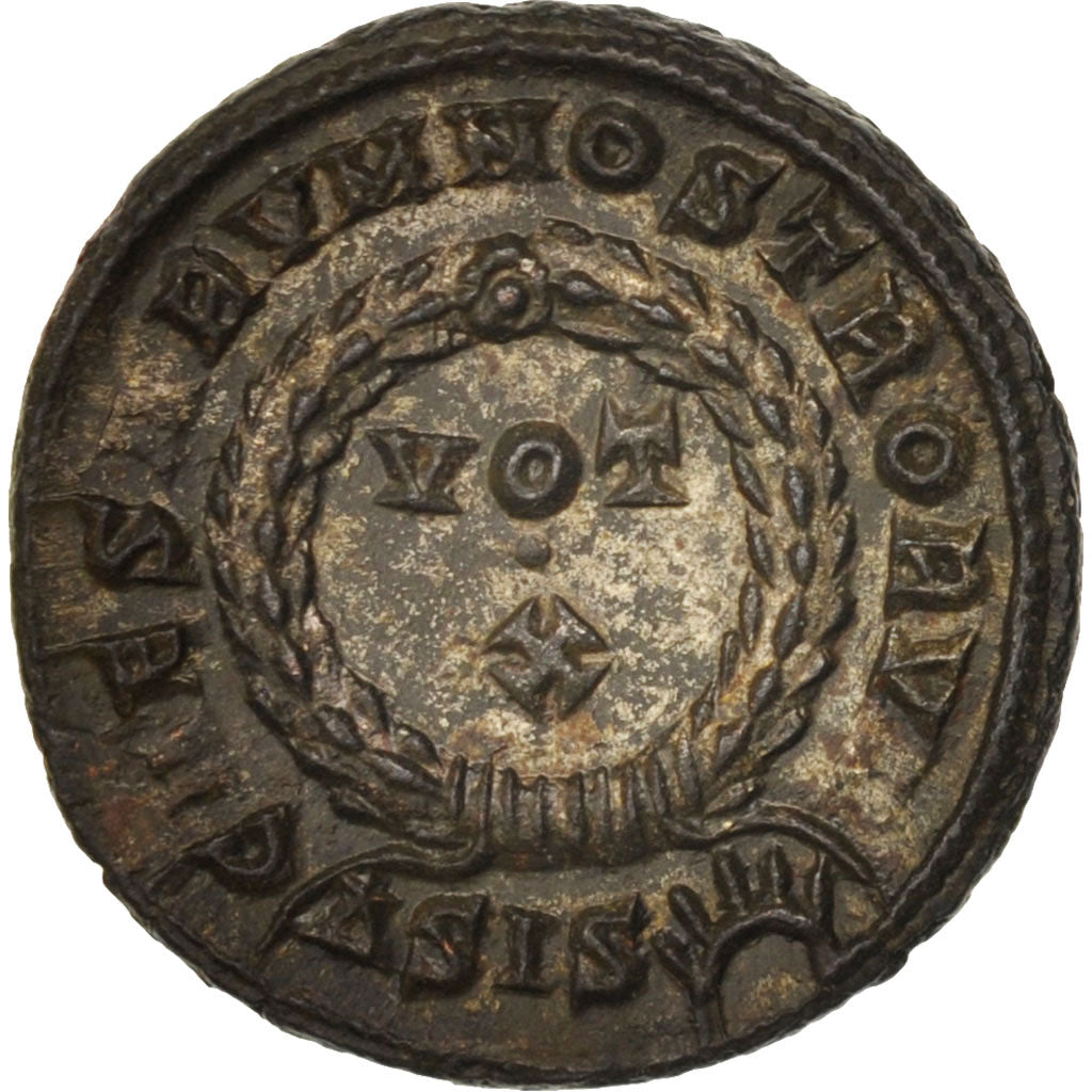 Constantine II, Follis, 321-324, Siscia, Bronze, VZ+, RIC:182