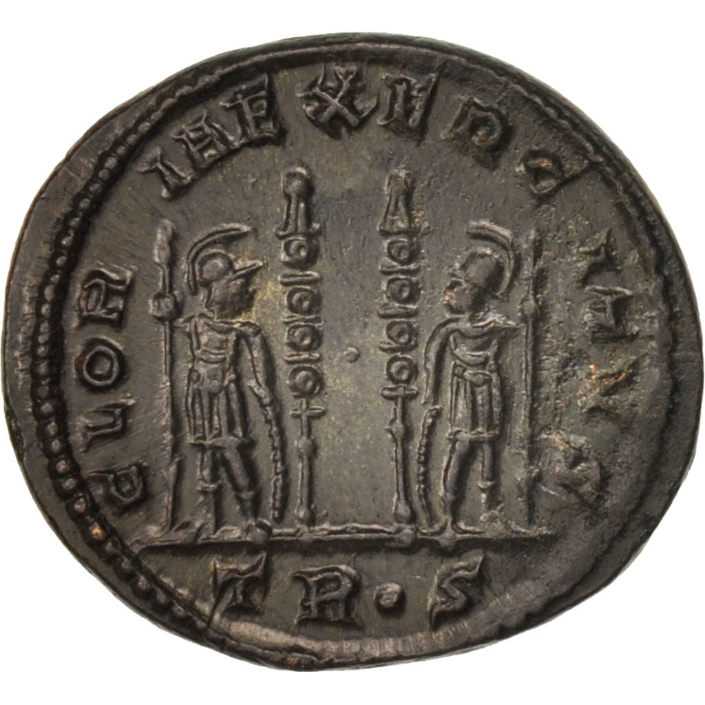Coin, Constantius II, Follis, Trier, MS(63), Bronze, RIC:540