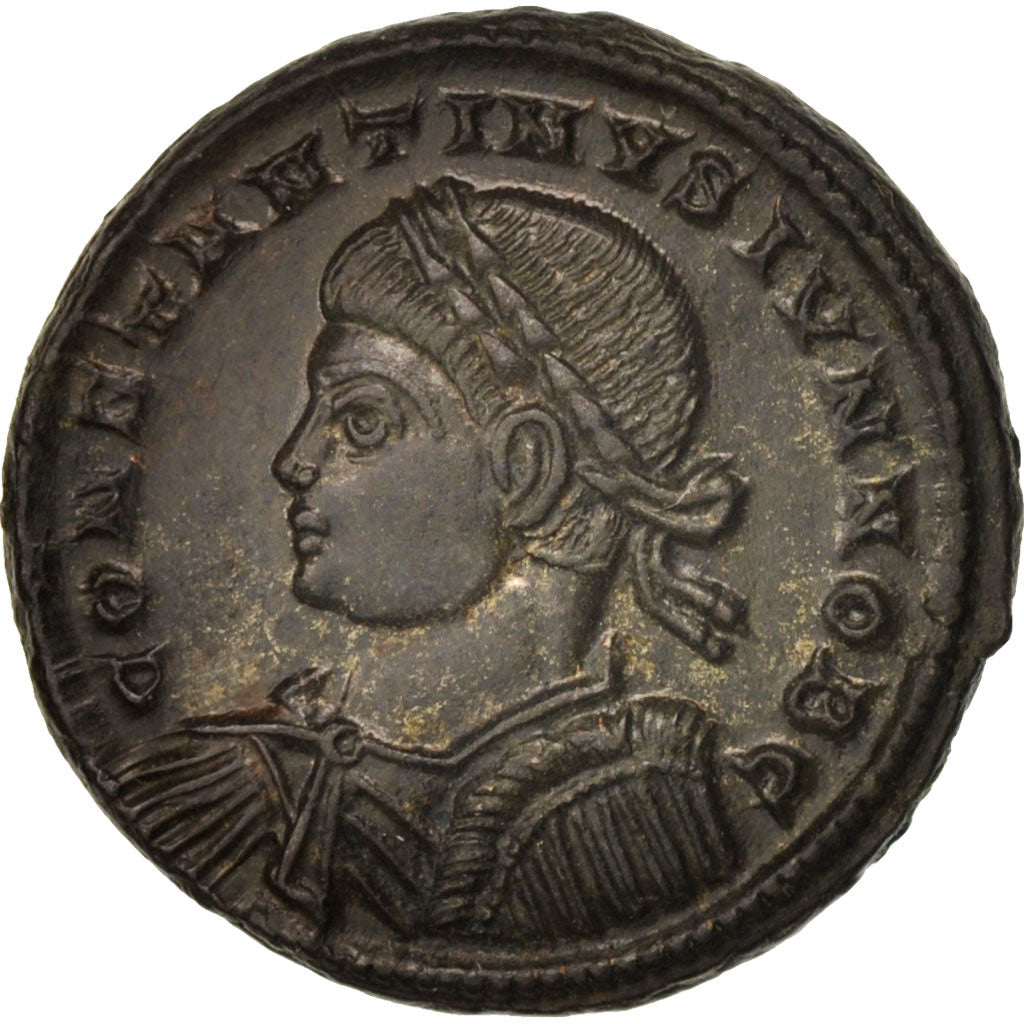 Coin, Constantine II, Follis, Trier, MS(64), Bronze, RIC:505