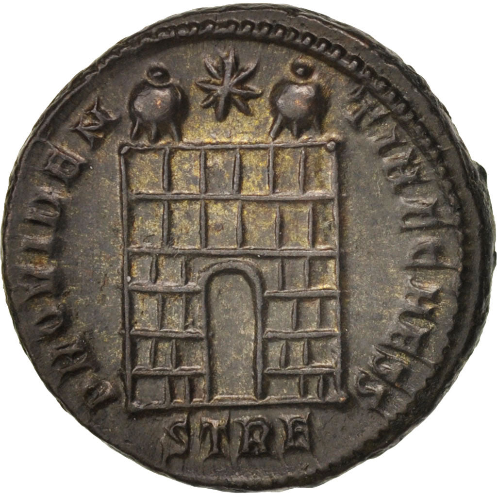 Coin, Constantine II, Follis, Trier, MS(64), Bronze, RIC:505
