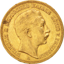 Coin, German States, PRUSSIA, Wilhelm II, 20 Mark, 1902, Berlin, EF(40-45)