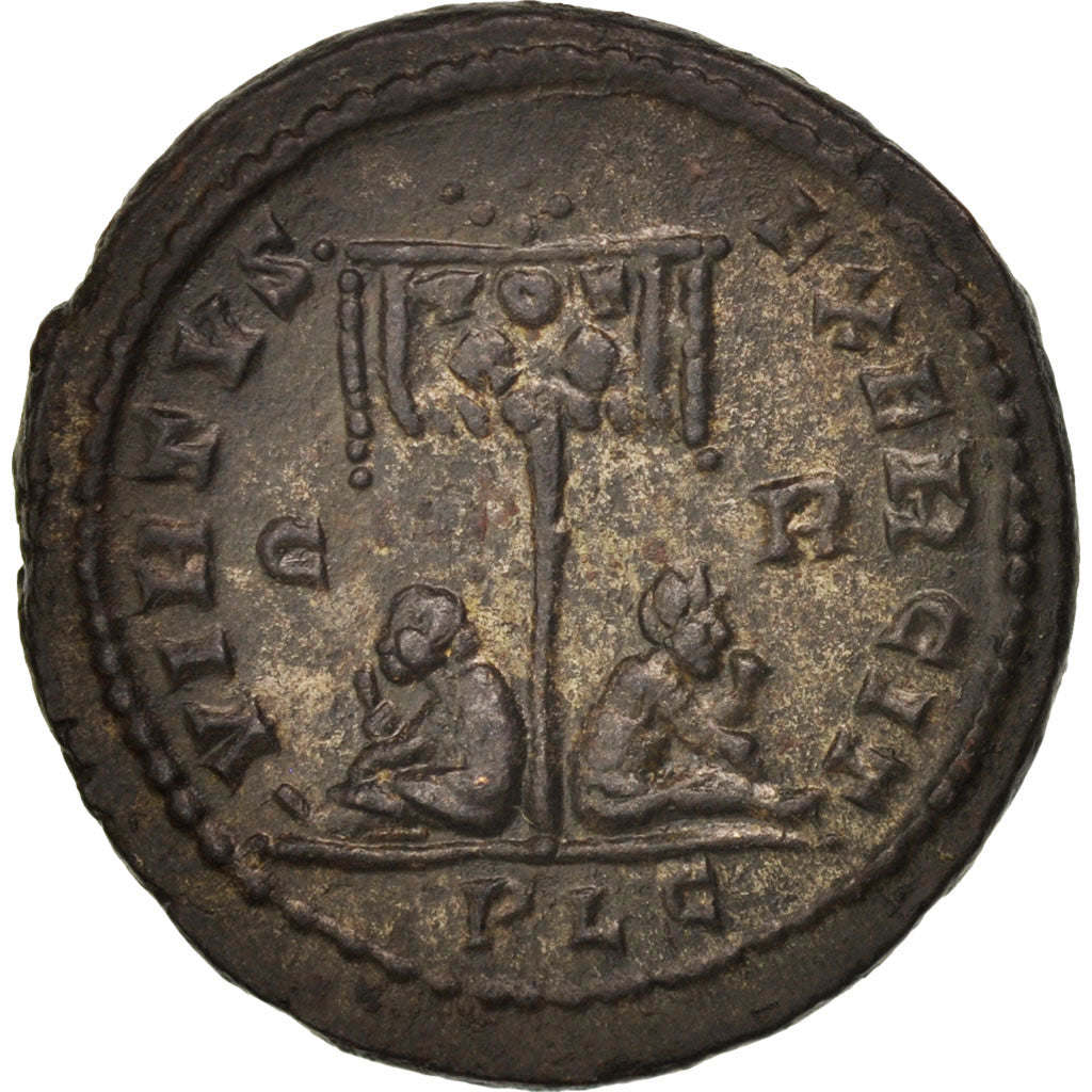 Crispus, Follis, Lyons, UNZ+, Bronze, RIC:116