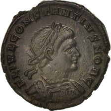 Coin, Constantius II, Follis, Trier, MS(63), Bronze, RIC:540