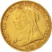 Australia, Victoria, Sovereign, 1893, Sydney, EF(40-45), Gold, KM:13