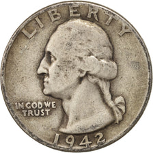 United States, Washington Quarter, 1942, U.S. Mint, Philadelphia