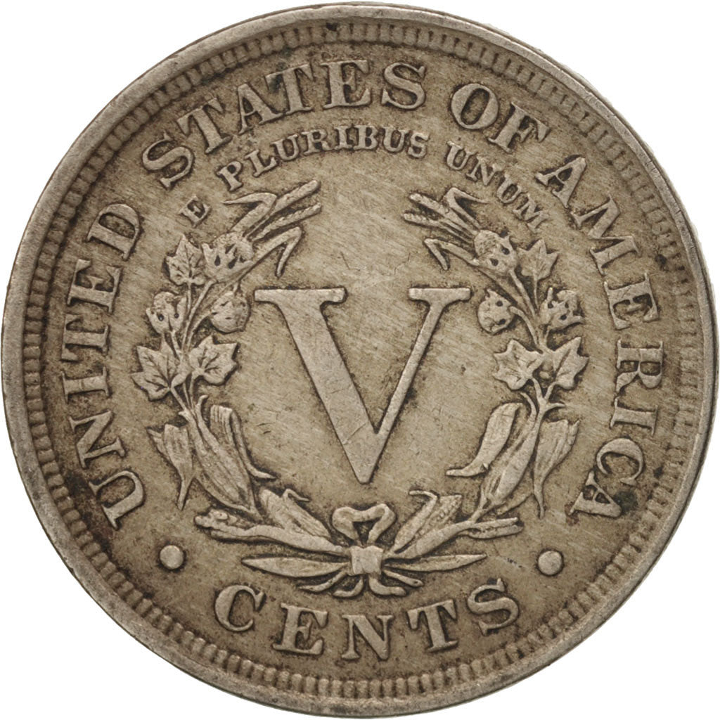 United States, Liberty Nickel, 5 Cents, 1910, U.S. Mint, Philadelphia