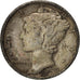 United States, Mercury Dime, 1939, U.S. Mint, San Francisco, EF(40-45)