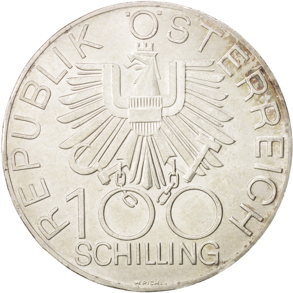 Austria, 100 Schilling, 1979, EBC+, Plata, KM:2942