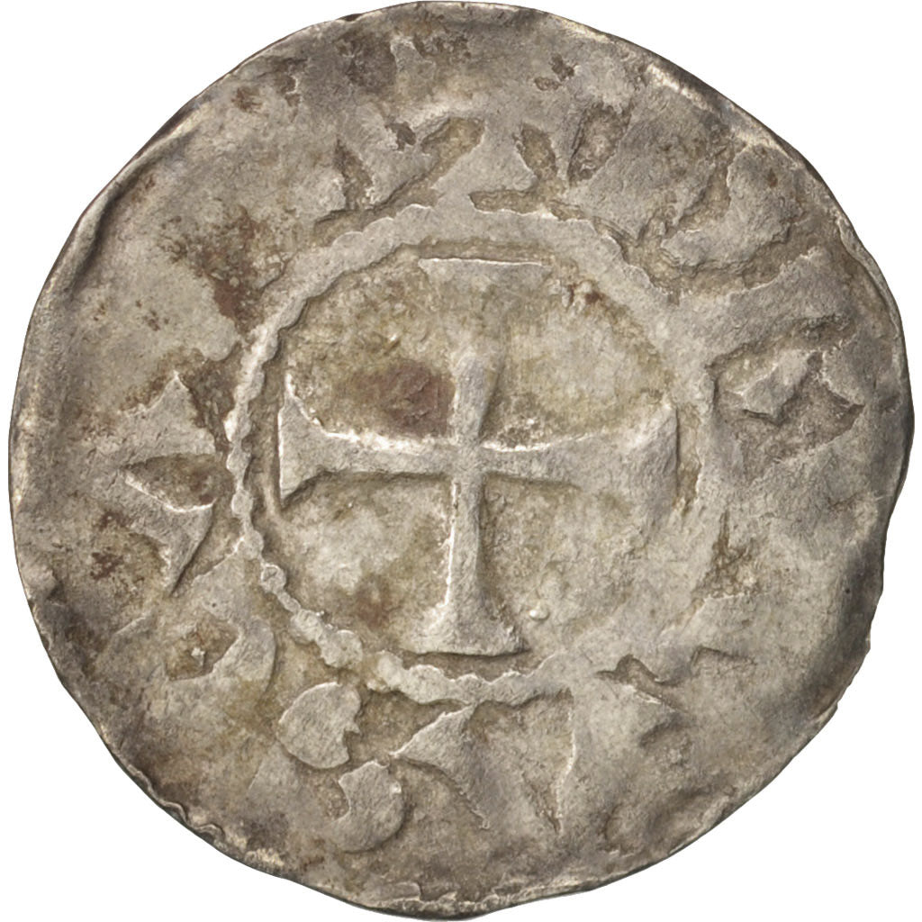 Monnaie, France, Dreux, Denier, TB, Argent, Boudeau:2